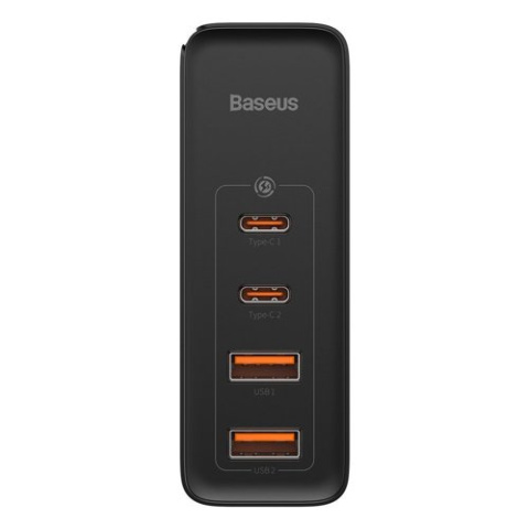 Baseus GaN2 Pro szybka ładowarka sieciowa 100W USB / USB Typ C Quick Charge 4+ Power Delivery czarny