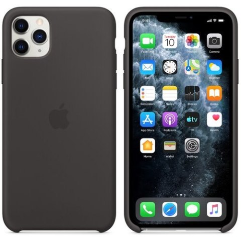 Etui APPLE Silicone Case do iPhone 11 Pro Max Czarny