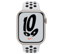 Apple Watch 7 45mm Starlight Aluminum/Black Nike Sport Band