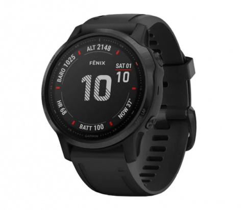 Garmin Fenix 6S PRO czarny Gorilla Glass