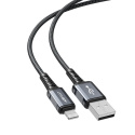 Acefast kabel MFI USB - Lightning 1,2m, 2,4A szary