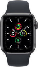 Apple Watch SE 44mm Space Gray Szary GPS