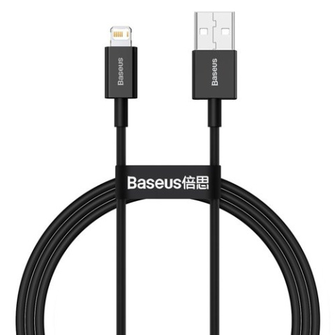 Baseus Superior kabel USB - Lightning 2,4 A 1 m czarny