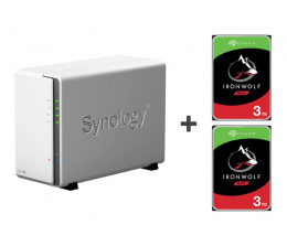 Serwer Plików NAS Synology DS220j 4TB 2xHDD, 4x1.4GHz