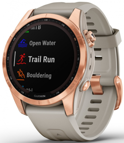Smartwatch Garmin Fenix 7S Solar Różowo-szary