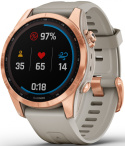 Smartwatch Garmin Fenix 7S Solar Różowo-szary