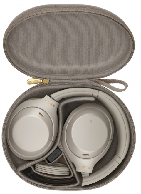 Słuchawki bezprzewodowe Sony WH-1000XM4 Srebrny Słuchawki bezprzewodowe Sony WH-1000XM4 Srebrny