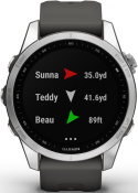 GARMIN Fenix 7S Srebrno-szary