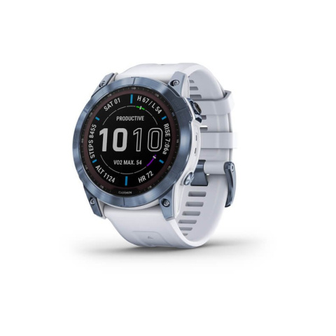 Garmin Fenix 7X Sapphire Solar Biały