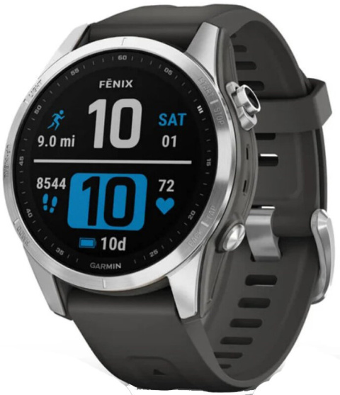 Garmin Fenix 7S Pro Solar Grafitowy