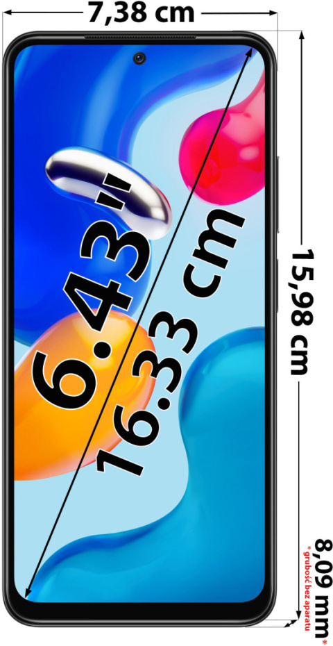Xiaomi Redmi Note 11S 6/128GB Szary