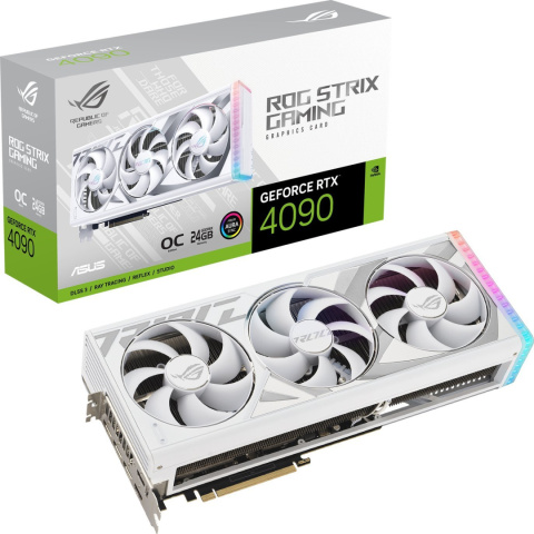 ASUS GeForce RTX 4090 ROG STRIX Gaming WHITE 24GB GDDR6X