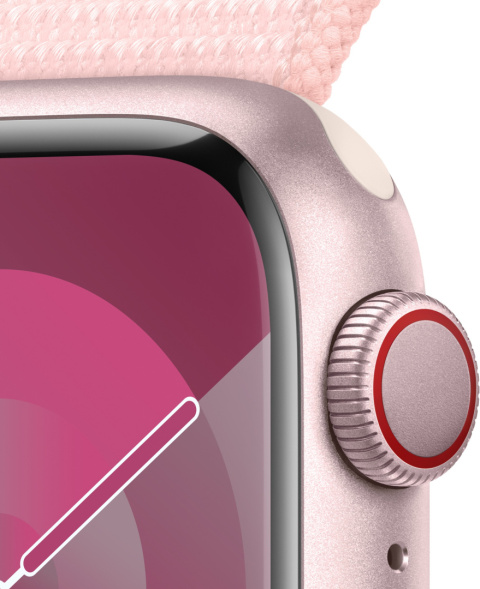 Apple Watch 9 41mm GPS Cellular Pink Różowy A2982