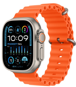 Apple Watch Ultra 2 Cellular 49mm Tytanowy Orange Ocean Band
