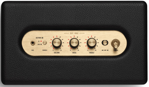 Marshall Acton III Głośnik Bluetooth Czarny