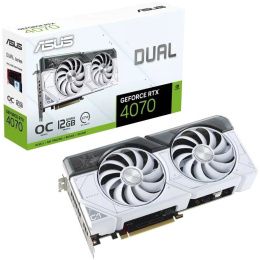 ASUS GeForce RTX 4070 DUAL OC White 12GB GDDR6X