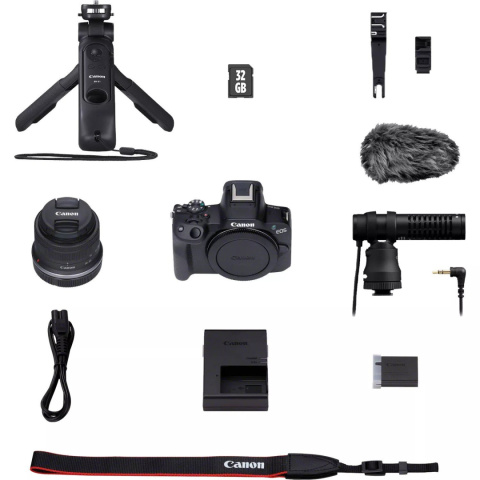 Canon EOS R50 + RF-S 18-45 IS STM Creator Kit