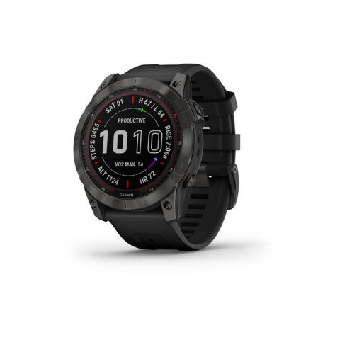 Garmin Fenix 7X Sapphire Solar Szary