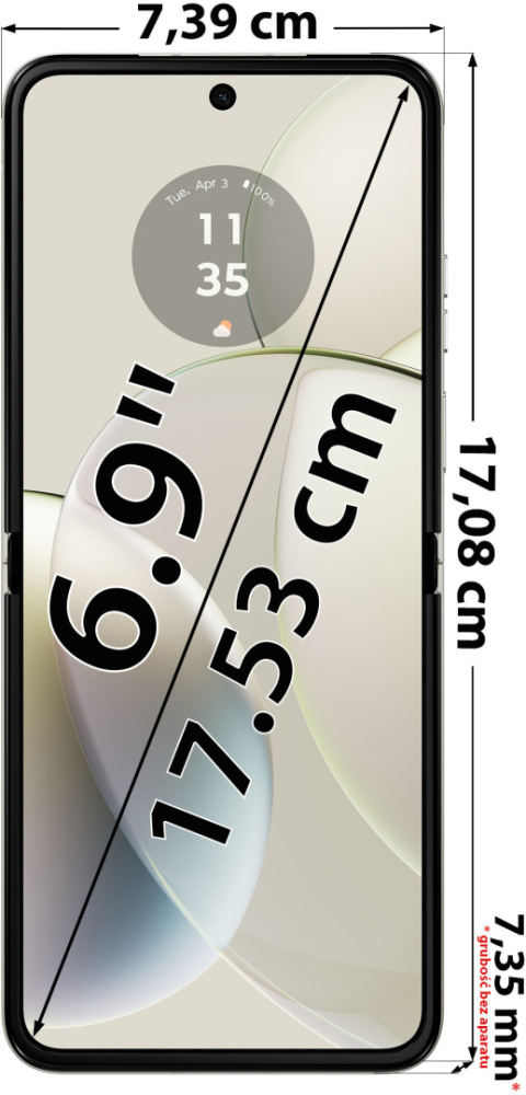 Motorola Razr 40 8/256GB Kremowy