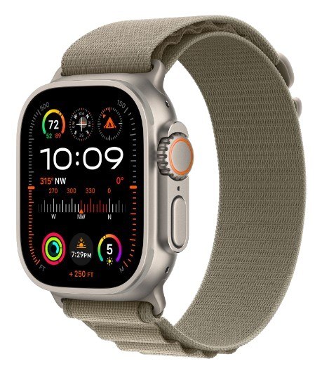 Apple Watch Ultra 2 GPS + Cellular 49mm tytan + moro opaska Alpine (M)