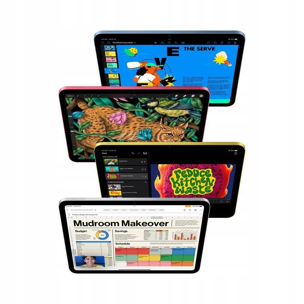 APPLE iPad 10,9" Wi-Fi + Cellular 64GB Różowy Kod producenta MQ6M3FD/A