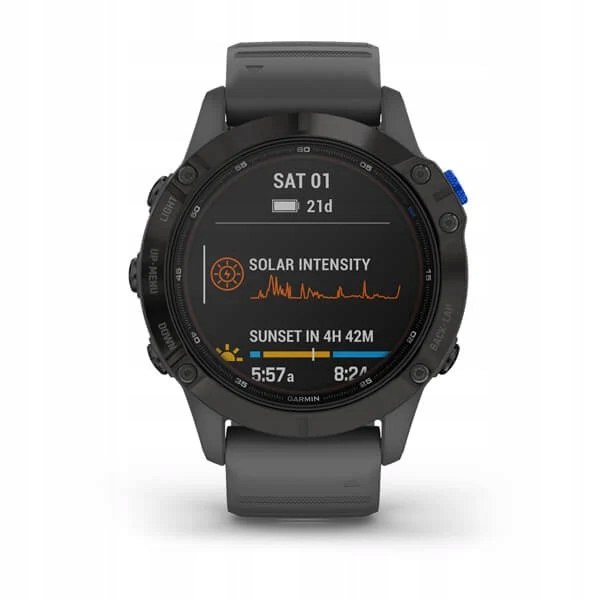 Garmin Fenix 6 Pro Solar Czarny z szarym paskiem Kompatybilność systemowa Android iOS