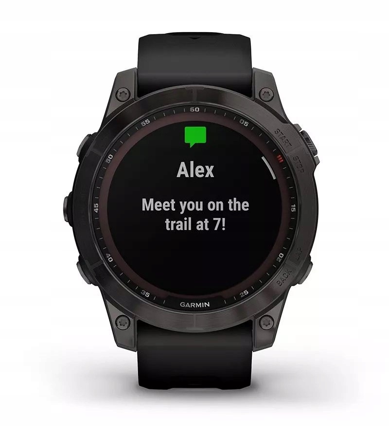 GARMIN FENIX 7X SAPPHIRE SOLAR TYTANOWO-SZARY Materiał koperty tworzywo sztuczne