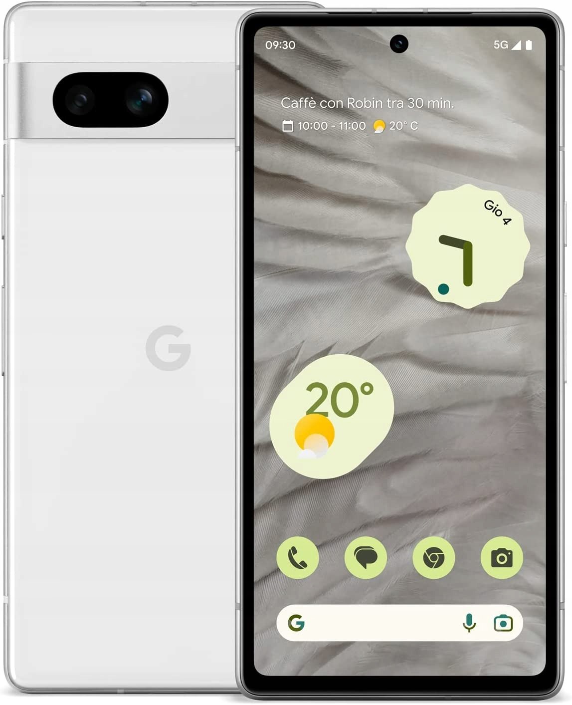 Smartfon Google Pixel 7a 8GB / 128 GB Biały Snow