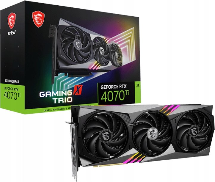 MSI GeForce RTX 4070 Ti 12GB GAMING X TRIO GDDR6X