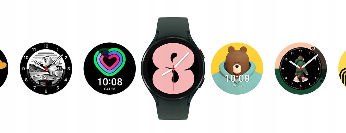 Samsung Galaxy Watch4 BT Czarny 44mm SM-R870 Kształt koperty okrągły