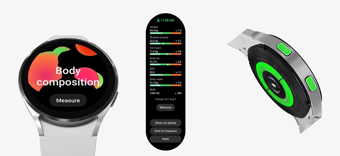 Samsung Galaxy Watch4 BT Czarny 44mm SM-R870 Złącza brak